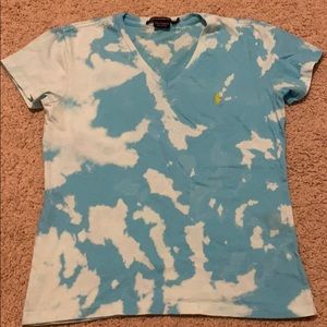 Tie dye Ralph Lauren shirt
